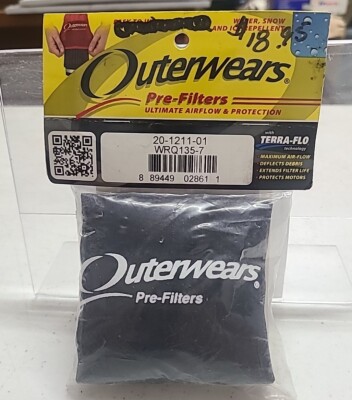 Outerwears ATV Pre-Filter K&N Pl-1003 20-1211-01, 25-5836 Terra-flo Technology 