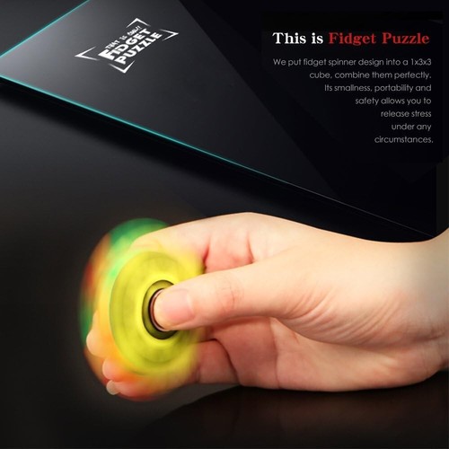 Fidget Spinner Cube 1x3x3 Floppy Cube Puzzle Toys for Kids Adults Anti-Anxiety - Picture 2 of 9