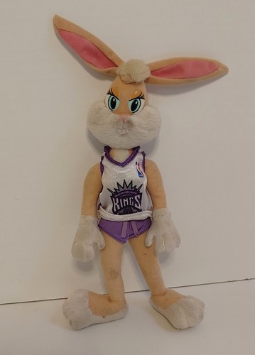 Space Jam Lola Bunny McDonalds Vintage 1996 Looney Tunes Stojakovic Plush 9"