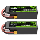 2X OVONIC 2200mAh 14.8V 130C 4S LiPo Battery XT60 Plug For RC Car RC Vehicles US