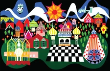 Mary Blair it's a small world Disneyland Disney Concept Art Poster Print