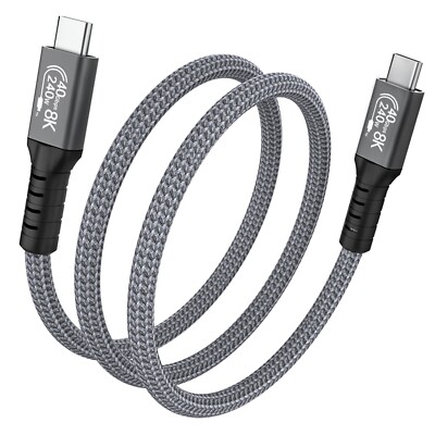 USB-C Kabel 4.0 Handy Schnell Ladekabel 240W Thunderbolt 8K Datenkabel 40Gbps NE