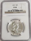 1957 PF68 Franklin Half Dollar NGC