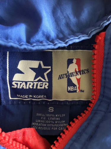 Vintage Starter NBA Los Angeles Clippers Pullover Hooded Jacket Size Small - Picture 7 of 11
