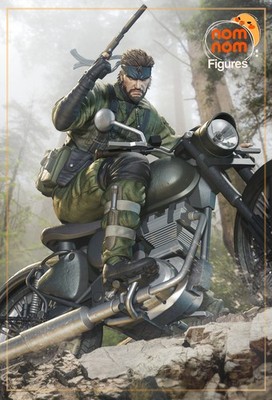 Snake - Metal Gear Solid 3D Druck Figur 178mm