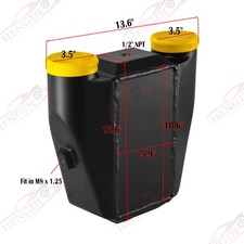 10.6 X 5.9 X 4.5 Liquidwater To Air Intercooler 3.5 Inlet Outlet Npt 12
