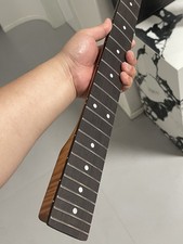 2.9mm Jumbo frets 22frets Roasted flame Maple guitar neck Rosewood 25.5 nut 43mm