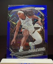 2025 Panini Prizm WNBA Dana Evans Blue Velocity Prizm #33 - Las Vegas Aces