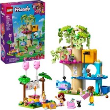 LEGO 42666 Amigos Gato Fiesta de Cumpleaños y Construcción de Casa en el Árbol-Para Niñas y Niños 6+