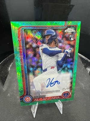 2025 Topps Chrome Logofractor Edition - Rookie Autographs Kevin Alcantara #RA-KA