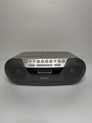 Sony CFD-S05 CD Cassette Boombox Radio CD-R/RW Playback Portable Stereo