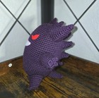 Amigurumi Crochet Gengar Pokemon Plush 9in — photo 4