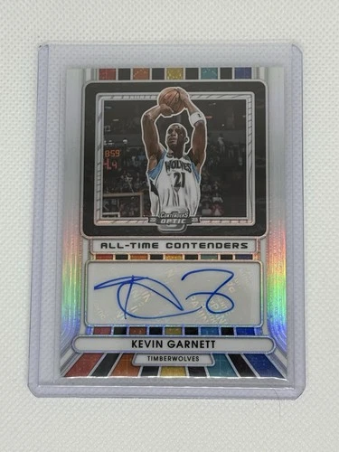 2022-23 Contenders Optic Kevin Garnett All-Time Contenders Autographs 30/75