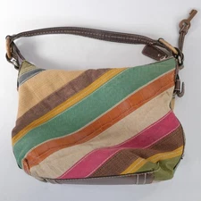 Fossil Vintage Purse Hobo Bag Multi-Color