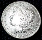 1896-O  MORGAN SILVER DOLLAR...........MIN. BID .01 & NO RESERVE!