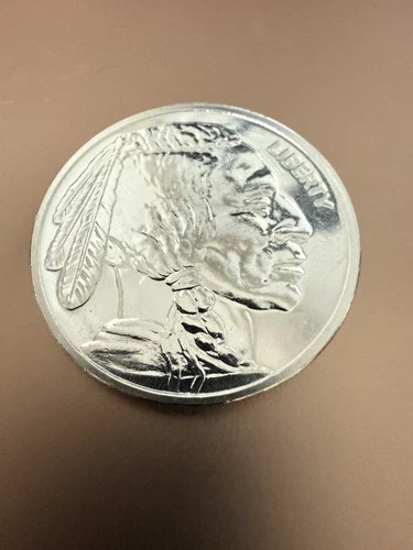 1 Troy oz Buffalo .999 Fine Silver Round