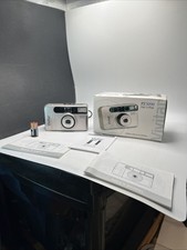 Vivitar PZ3090 Date-A-Print Point  Shoot 35mm Camera w/ Box  Battery - Tested