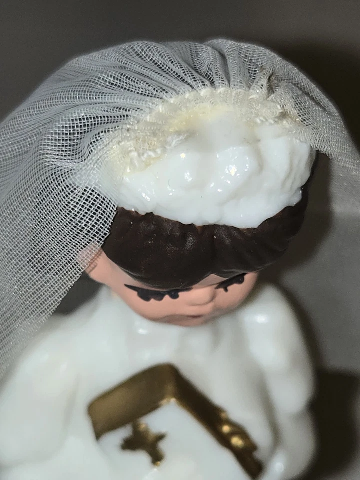 Toppers para pasteles Wilton vintage años 50 mi primera comunión 4 3/4" adorno para pasteles Hong Kong  Foto 2 de 4