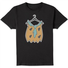 Image of The Flintstones Fred Adults T-Shirt | Official Licensed | Black