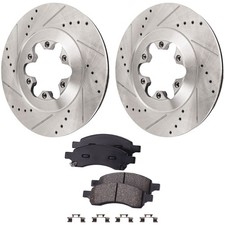 Front Brake Disc Rotors and Pads Kit for Chevy GMC Canyon Chevrolet Colorado