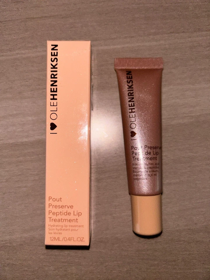 OLE HENRIKSEN Pout Preserve Péptido Tratamiento Labial 3 Piezas Lote Mixto Nuevo - 0.4 OZ Foto 4 de 4