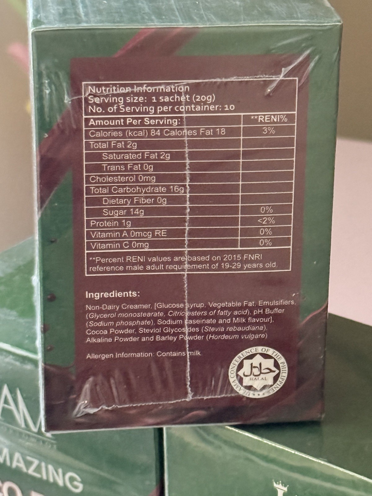 IAM Amazing Choco-Barley  With Stevia Healthy  Tasty Drink Mix FREE S&H