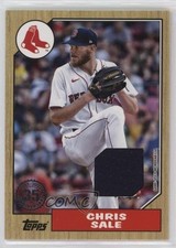 2022 Topps Series 1 1987 Topps Baseball Relics Chris Sale #87R-CSA 15sd