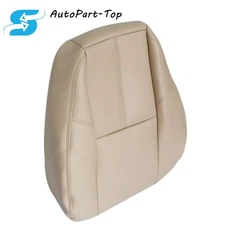 New Driver Lean Back Seat Cover Leather Tan For 2007-2014 Chevy Tahoe Suburban