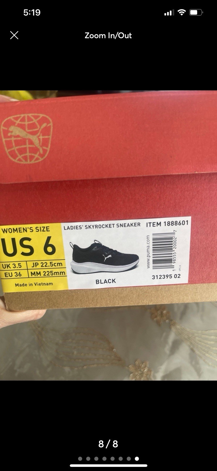 NWB Pumas Women’s Skyrocket Sneakers Size 6 thumbnail 8