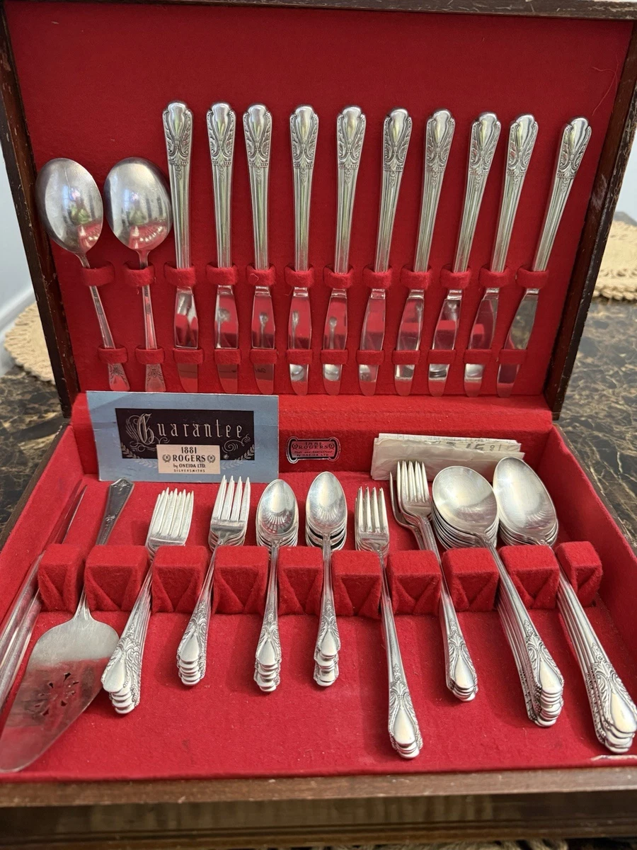 1881 Rogers Twilight (ステンレス)カトラリーセット 1881 Rogers Antique US Silver-Plated Flatware Sets for sale | eBay