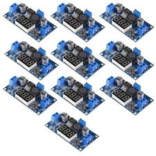 10PCS Adjustable Voltage Converter Buck Converters LM2596S DC-DC Reduced Volt...
