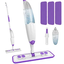 Spray Mop for Floor Cleaning: Wet Dry Mop with Microfiber Washable Reusable P...