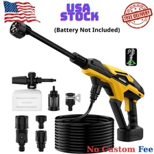 Cordless Pressure Washer for Dewalt 20V Battery, 800 PSI Portable Handheld ...