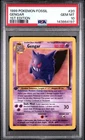 POKEMON GENGAR 1999 FOSSIL 1ST EDITION #20 PSA 10