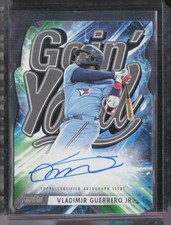 2024 Topps Stadium Club Goin' Yard Die-Cut Vladimir Guerrero Jr. 3/25 Auto