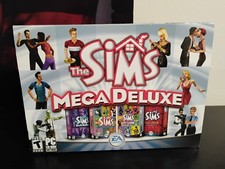 The Sims Mega Deluxe Edition PC 2004 Big Box FACTORY SEALED Brand New
