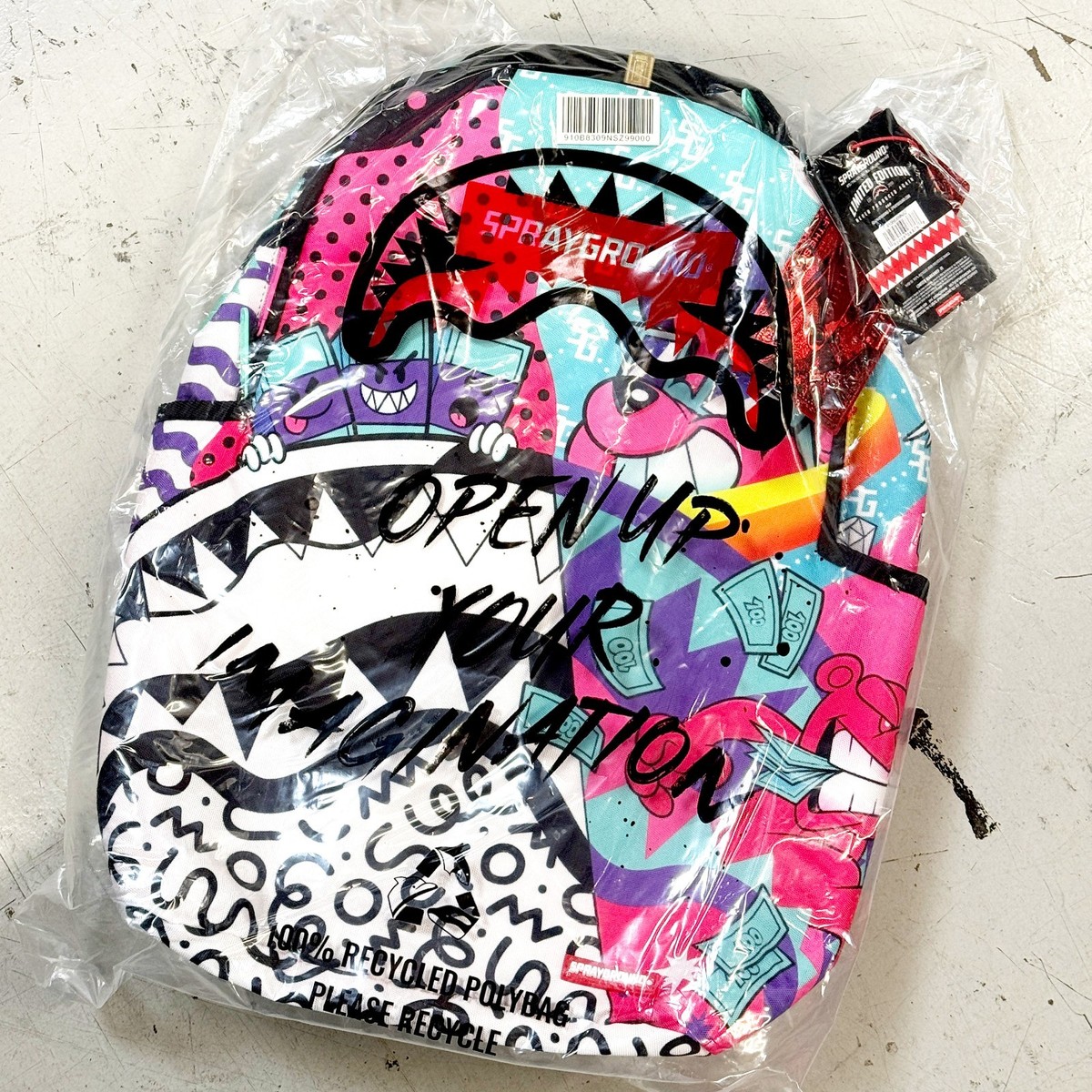 NEW* SPRAYGROUND STREET ART INSPIRED CONCEPTS Backpack MULTI