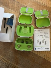 Phonak 0459  Audeo Hearing Aids (Rechargeable) Pair (R&L) UNTESTED ~ No USB Cord