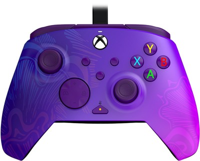 PDP LLC REMATCH Fortgeschrittener Kabelgebundener Controller PURPLE FADE für PC,