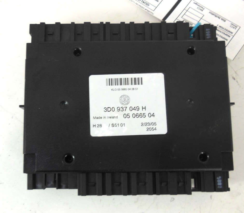 2006 Bentley Continental Flying Spur Body Comfort Control Module OEM 3D0937049H