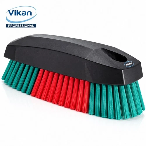 Vikan 644052 Nail Brush 120mm Hard Black Upholstery Carpet