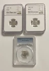 Lot Of 3 Silver 1959 & 1960 PROOF 67 ROOSEVELT DIMES NGC. 1964 MS 64 PCGS!