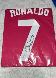 Cristiano Ronaldo Signed Real Madrid Jersey ICONS