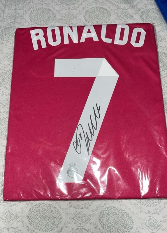 Cristiano Ronaldo Signed Real Madrid Jersey ICONS
