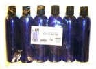 Cobalt Blue Plastic Squeeze Bottles with Disc Top Flip Cap (set of 6) open pkg — photo 4
