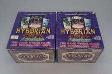 1995 Hyborian Gates Collectible Card Game Open Box Starter Deck Box 6ct Cardz x2