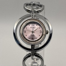 Beike Ladies Silver Stainless Steel Jewellery Wristwatch New Battery Fitted