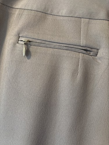 Pantaloni Express Compagnie donna 11/12 tortora bottoni zip abito da lavoro bootleg nuovi senza etichette - Foto 3 di 9