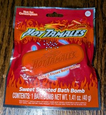 Hot Tamales Spicy Sweet Scented Bath Bomb Tints  Fizzes Tub Water Fun Gift Pill