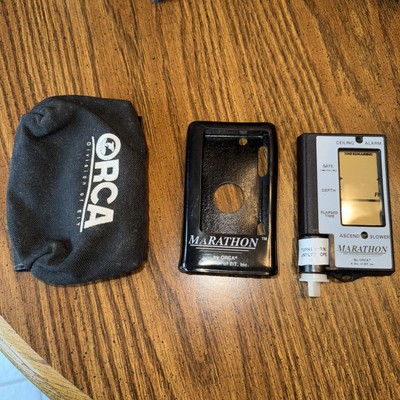 Vintage Orca Marathon by E. I. T. Industries Dive Computer w/sleeve/case PreOwn